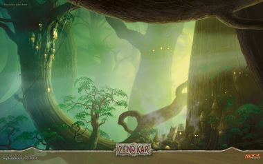Zendikar Fantasy Forest Art